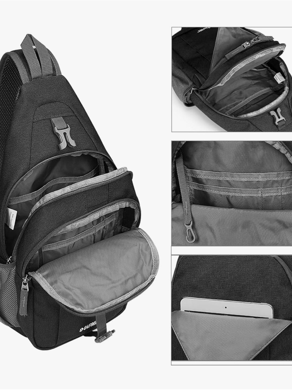 NWT G4FREE RFID Travel Sling Daypack - Picture 12 of 12